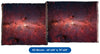 Infrared View of Milky Way Core Regions - Throw Blanket / Tapestry Wall Hanging