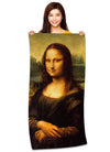 Leonardo Da Vinci&#39;s Mona Lisa 30" x 60" Beach Towel