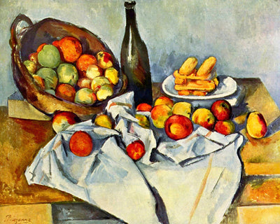 Paul Cézanne&#39;s "The Basket of Apples" (14" x 18") - Canvas Wrap Print