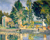 Paul Cézanne&#39;s "Jas de Bouffan, the Pond" (14" x 18") - Canvas Wrap Print