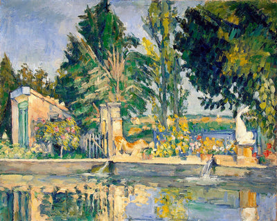 Paul Cézanne&#39;s "Jas de Bouffan, the Pond" (16" x 20") - Canvas Wrap Print