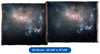 Starburst in NGC 4449 - Throw Blanket / Tapestry Wall Hanging