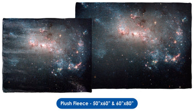 Starburst in NGC 4449 - Throw Blanket / Tapestry Wall Hanging