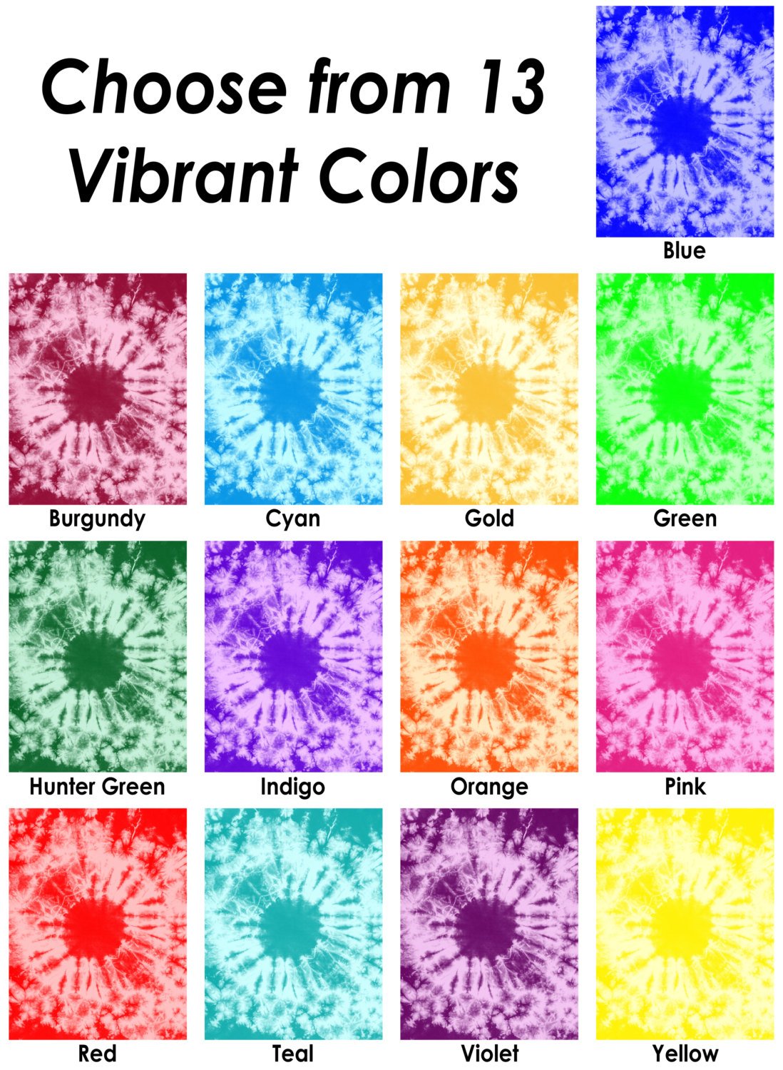 Tie-Dye Pattern 30" x 60" Microfiber Beach Towel