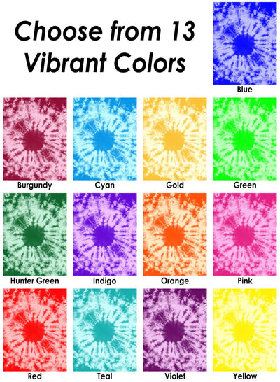 Tie-Dye Pattern 30" x 60" Microfiber Beach Towel