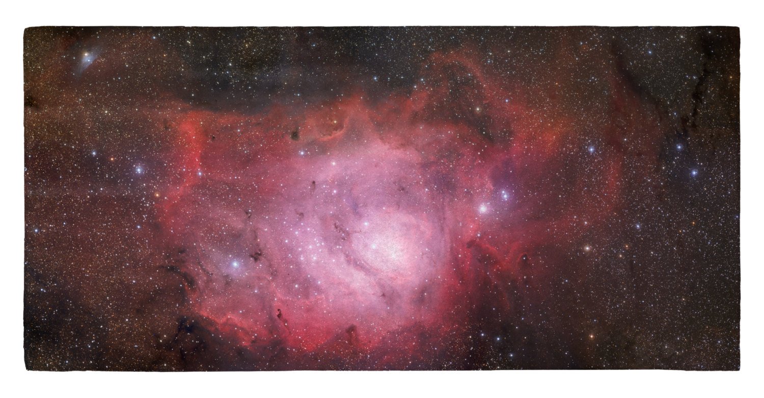 Lagoon Nebula 30" x 60" Microfiber Beach Towel