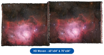 Lagoon Nebula - Throw Blanket / Tapestry Wall Hanging