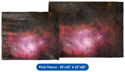 Lagoon Nebula - Throw Blanket / Tapestry Wall Hanging