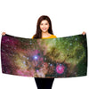 NGC 2467 and Surroundings 30" x 60" Microfiber Beach Towel