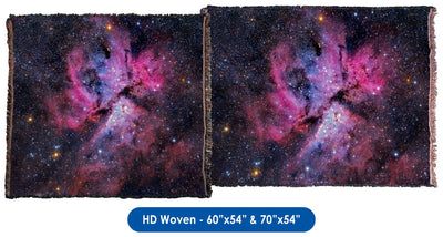 Los Molinos Observatory View of Carina - Throw Blanket / Tapestry Wall Hanging