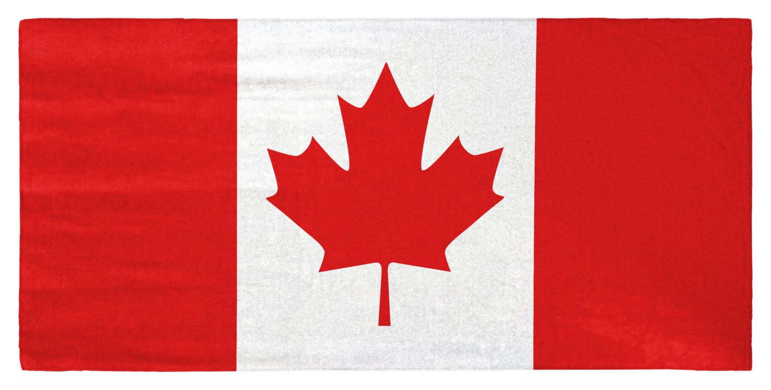 Canada Flag 30" x 60" Microfiber Beach Towel