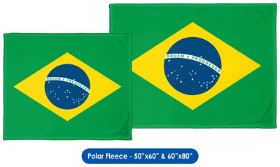 Brazil Flag Throw Blanket / Tapestry Wall Hanging
