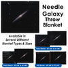 Needle Galaxy - Throw Blanket / Tapestry Wall Hanging