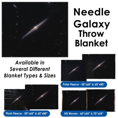 Needle Galaxy - Throw Blanket / Tapestry Wall Hanging