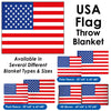 USA Flag Throw Blanket / Tapestry Wall Hanging