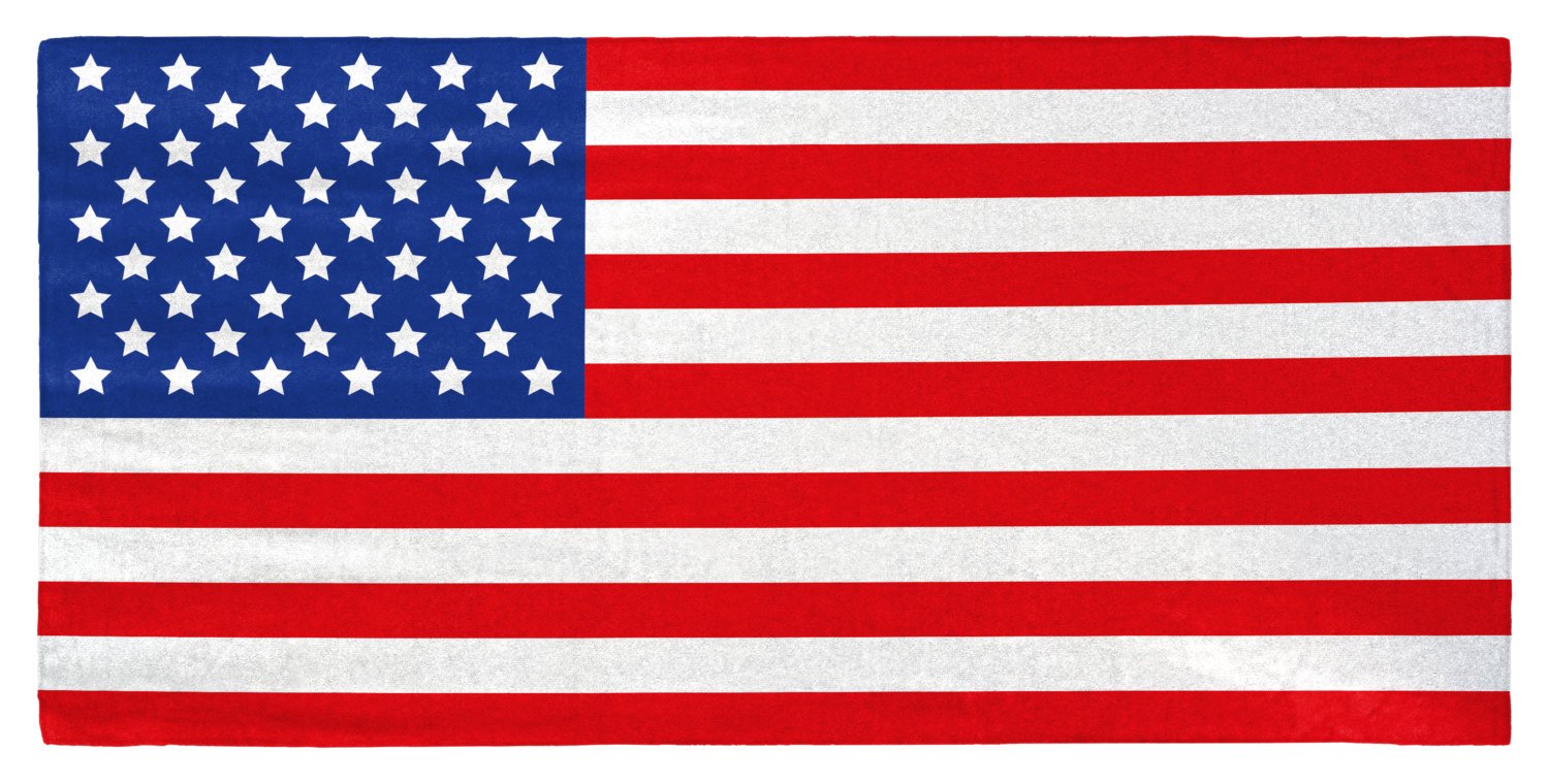 Flag Towel - Microfiber Beach Towel
