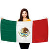 Mexican Flag 30" x 60" Microfiber Beach Towel