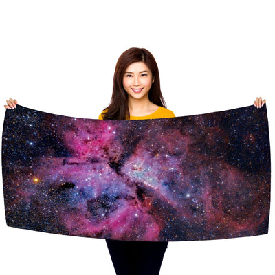 Los Molinos Observatory View of Carina 30" x 60" Microfiber Beach Towel