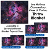 Los Molinos Observatory View of Carina - Throw Blanket / Tapestry Wall Hanging