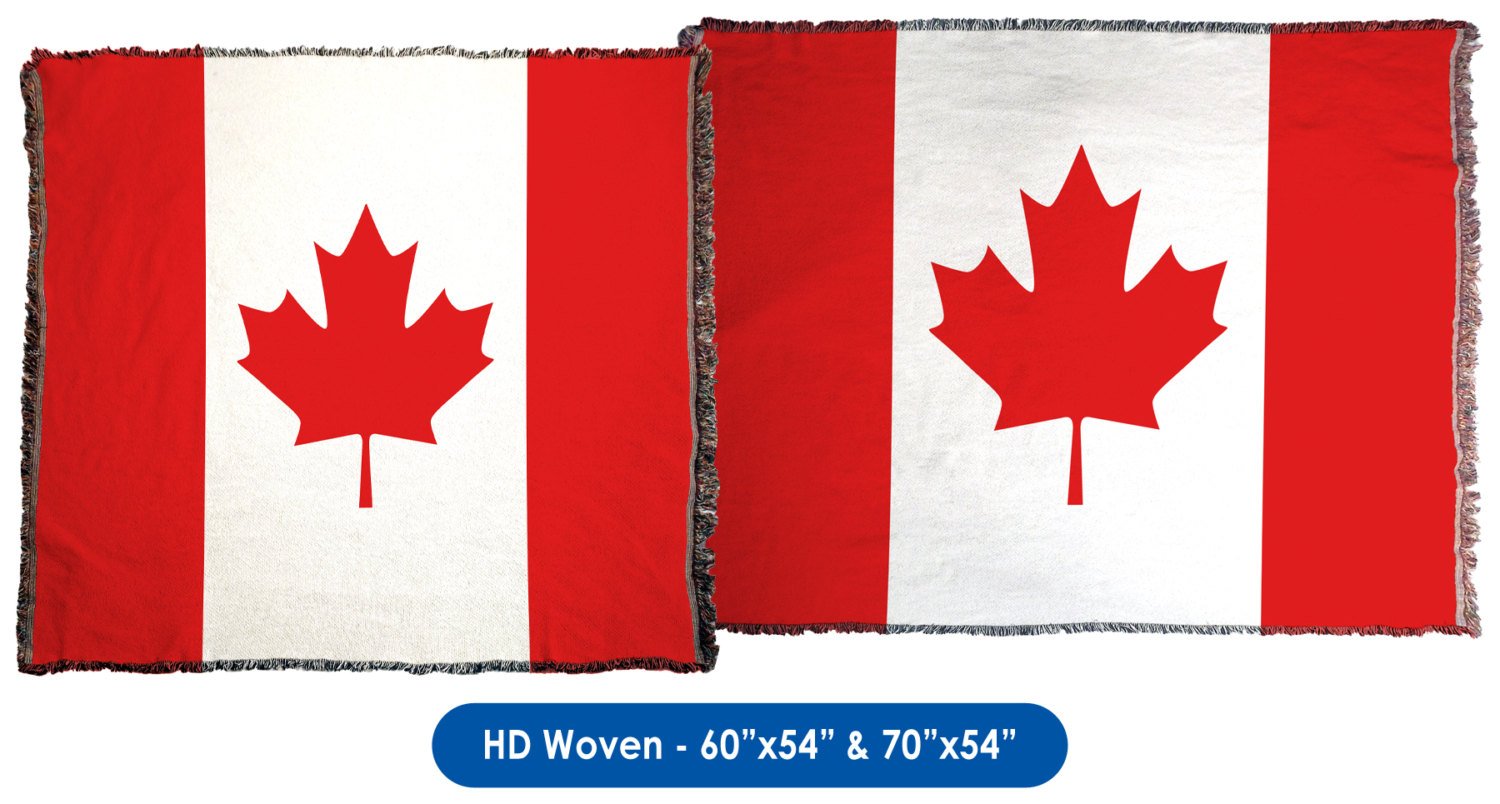 Canada Flag Throw Blanket / Tapestry Wall Hanging