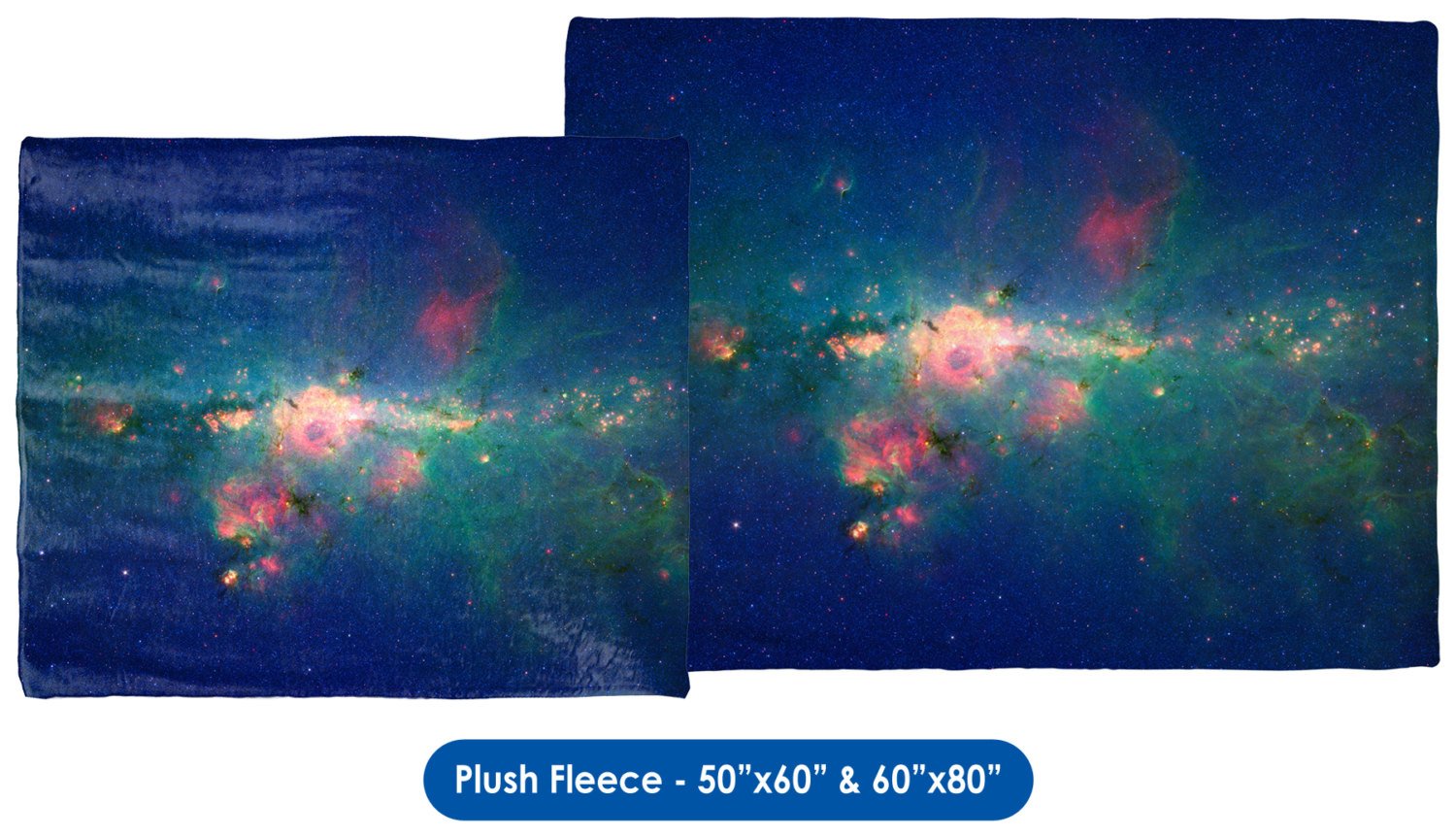 Downtown Milky Way - Throw Blanket / Tapestry Wall Hanging