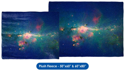 Downtown Milky Way - Throw Blanket / Tapestry Wall Hanging