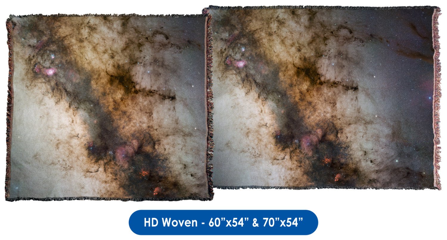 Guisard - Milky Way - Throw Blanket / Tapestry Wall Hanging