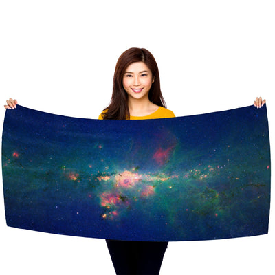 Downtown Milky Way 30" x 60" Microfiber Beach Towel