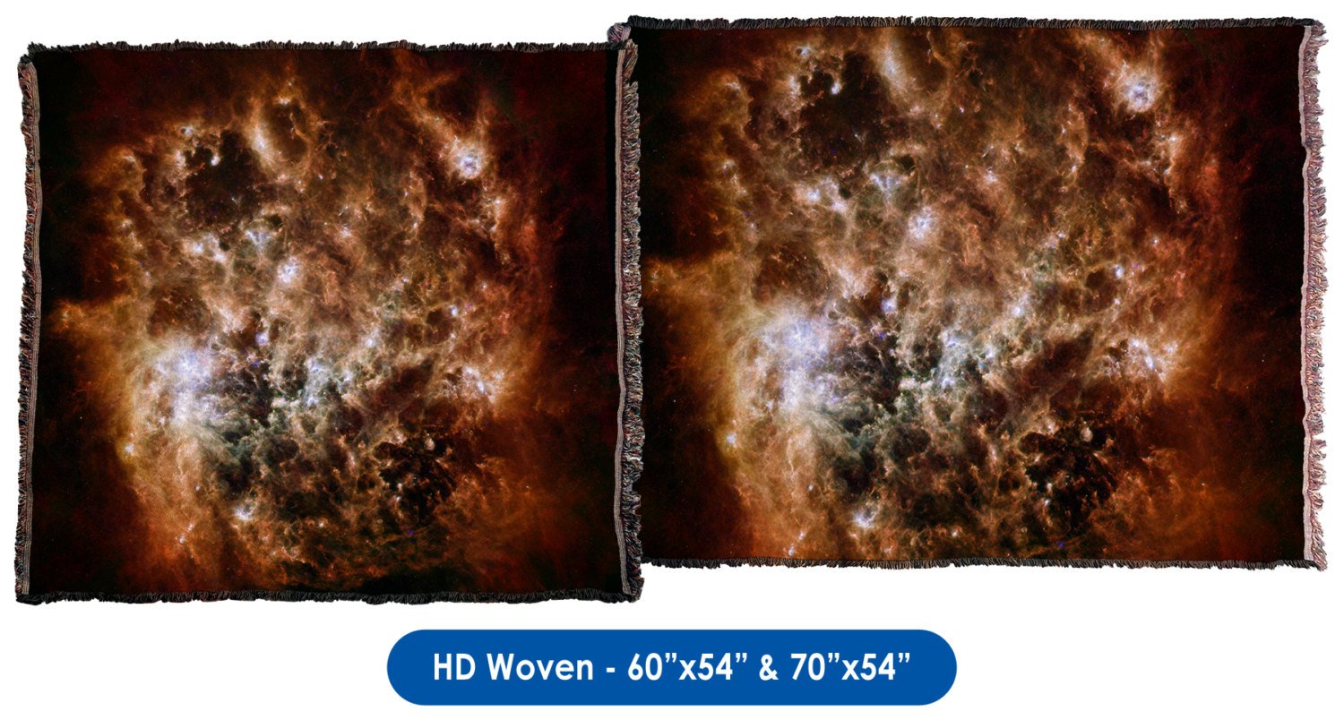 Magellanic Cloud - Throw Blanket / Tapestry Wall Hanging