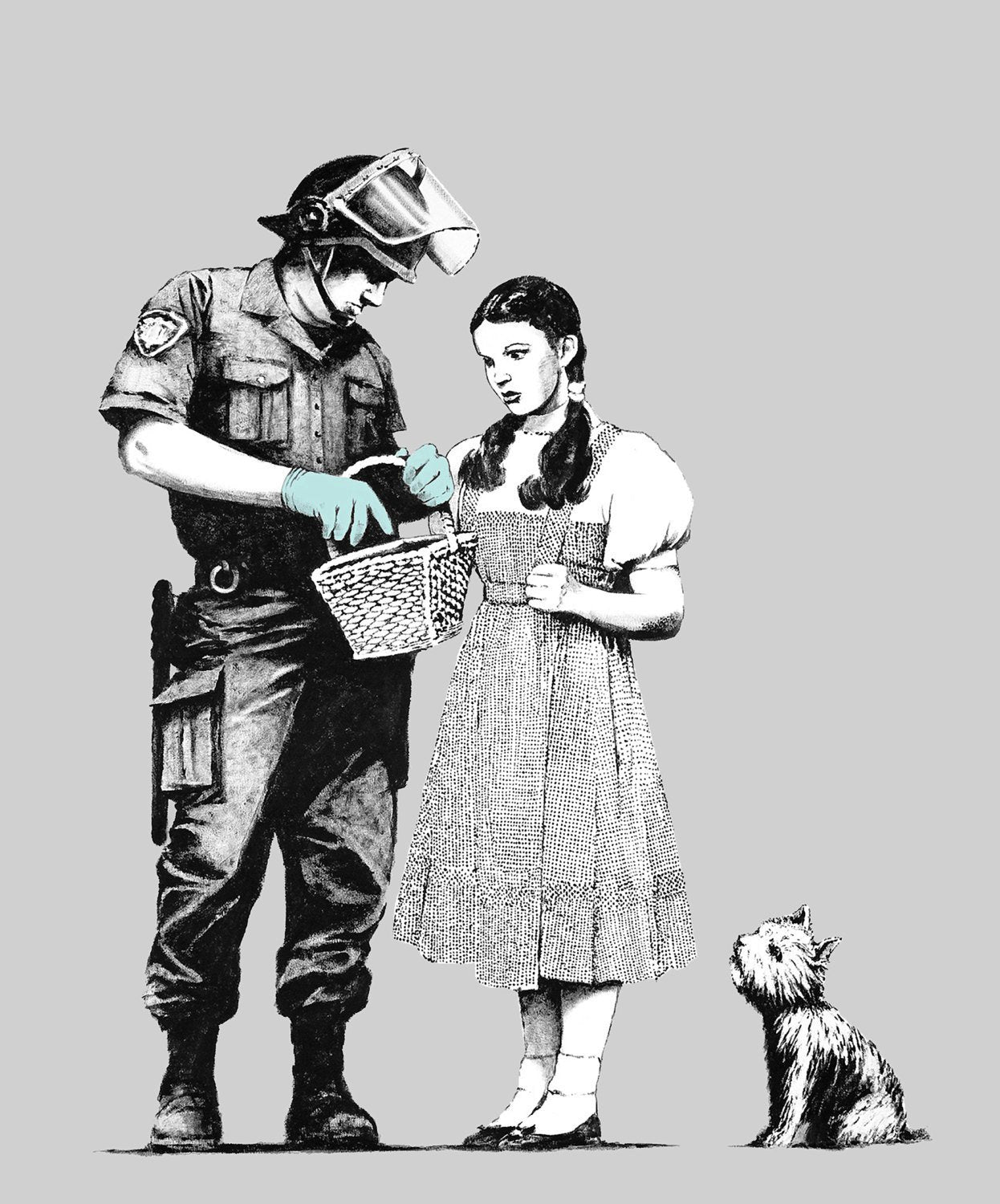 Banksy, Dorothy Police Search - Canvas Wrap Print