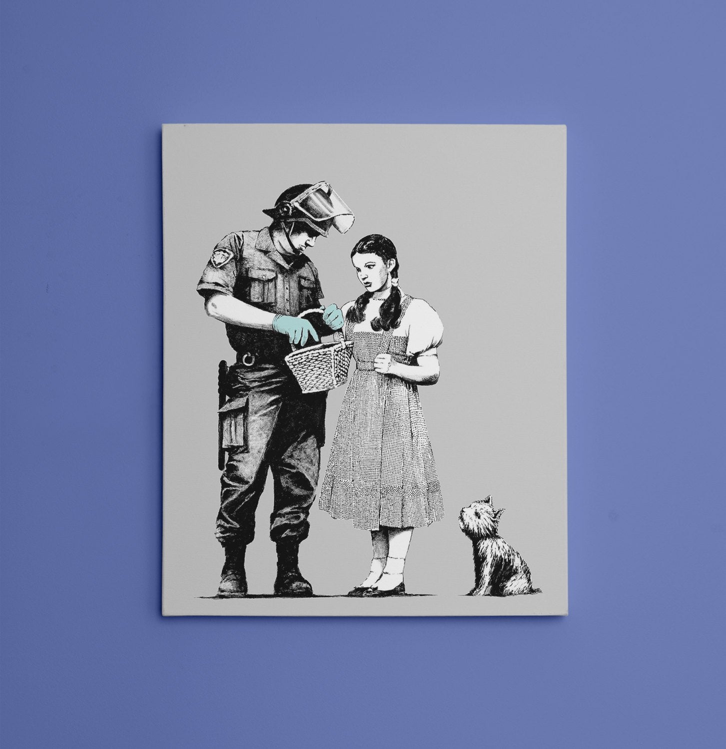 Banksy, Dorothy Police Search - Canvas Wrap Print