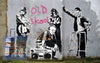 Banksy, Old Skool Elders - Canvas Wrap Print