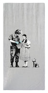 Banksy, Dorothy Police Search Microfiber Beach Towel