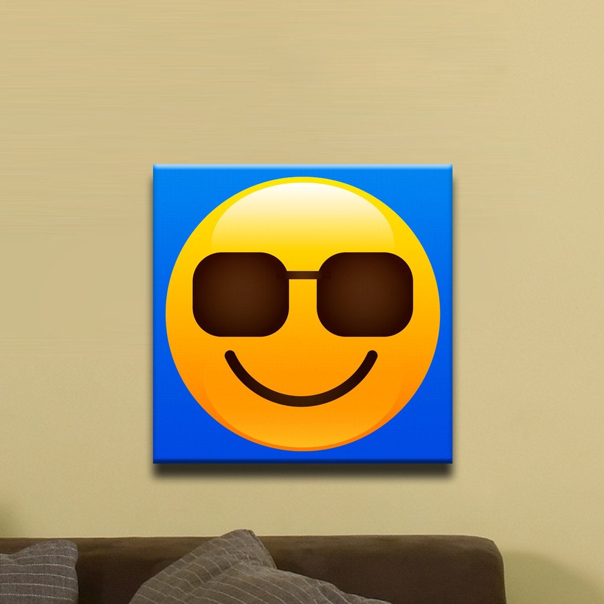 Emoji Canvas Wrap Print