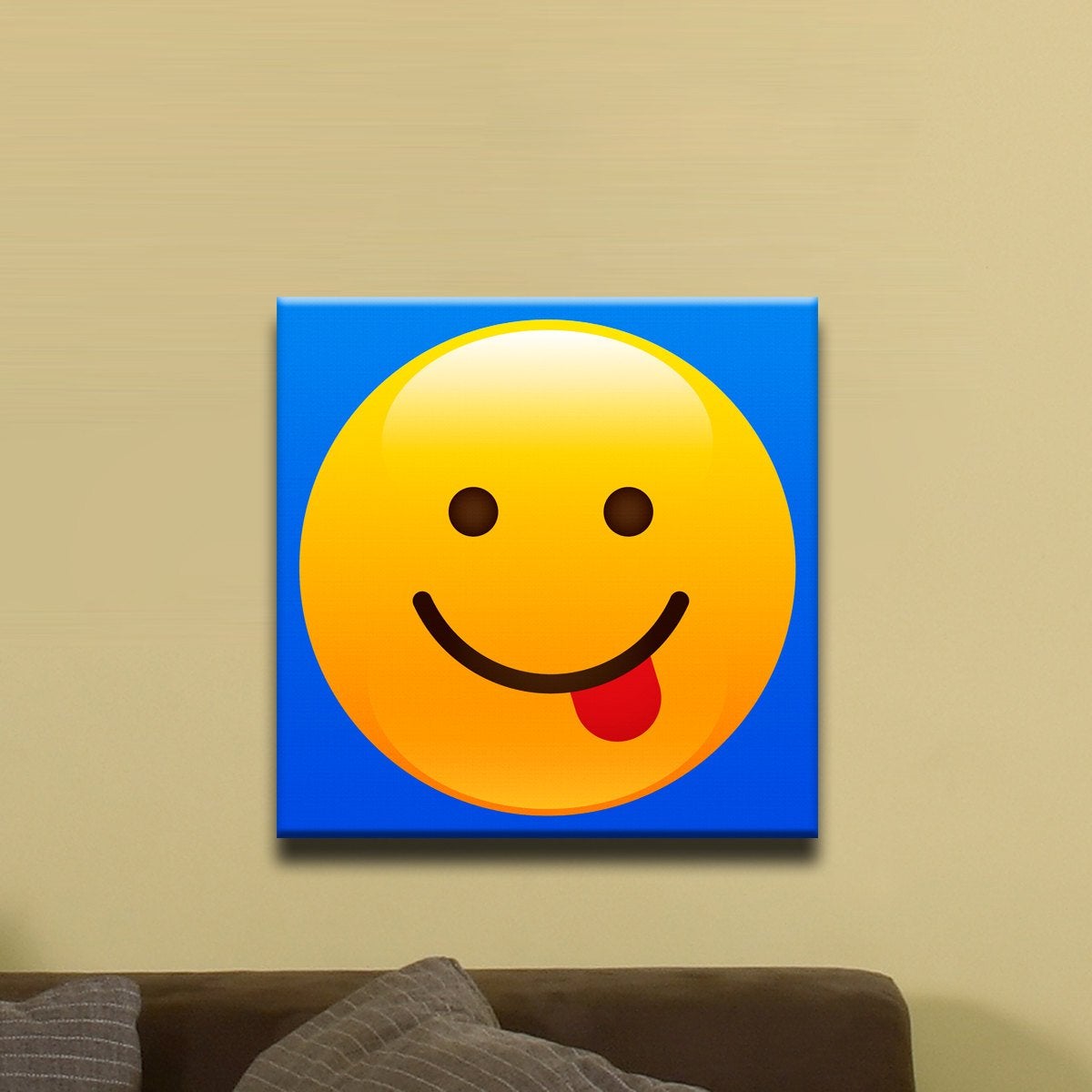 Emoji Canvas Wrap Print