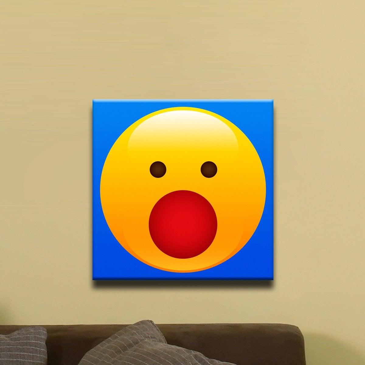 Emoji Canvas Wrap Print