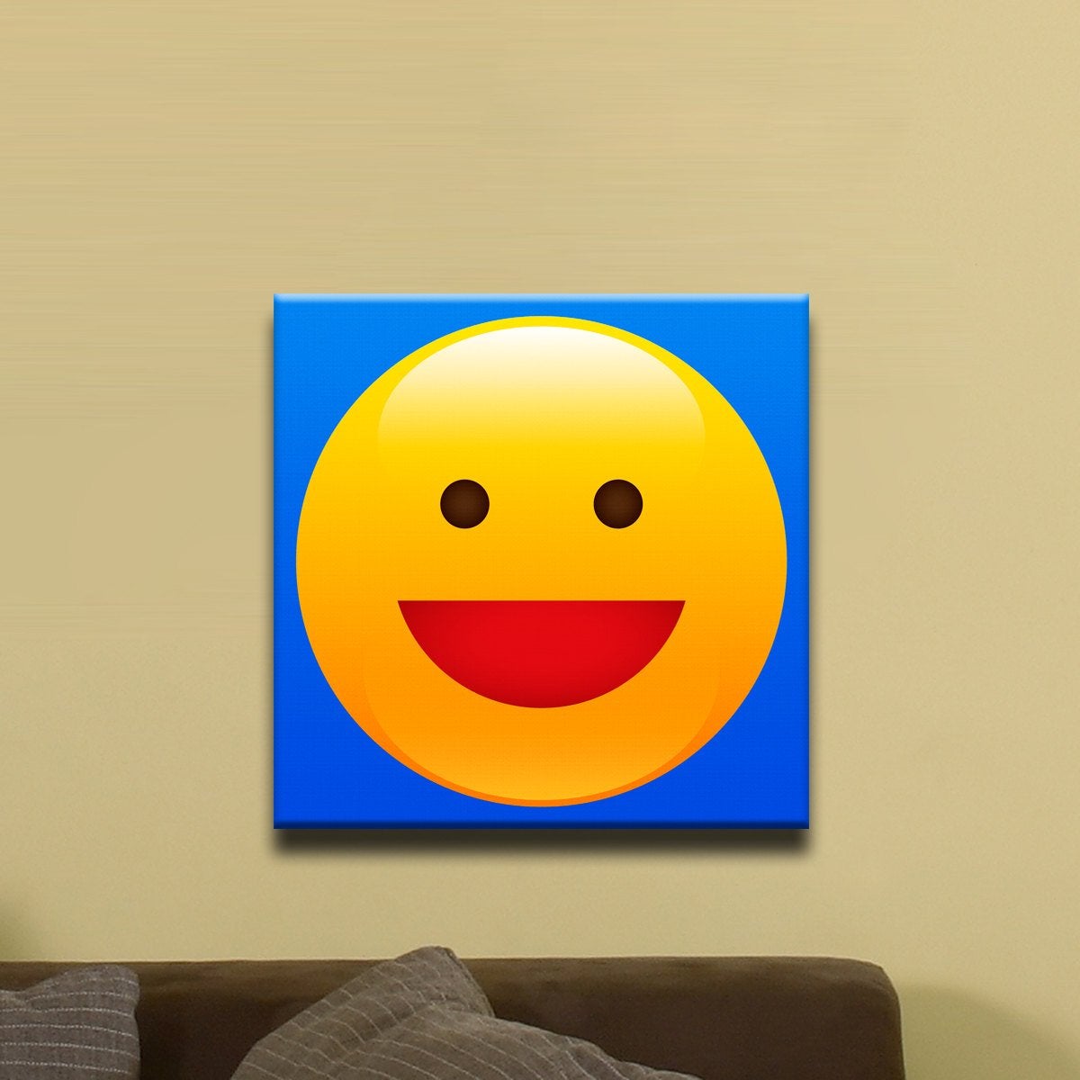 Emoji Canvas Wrap Print