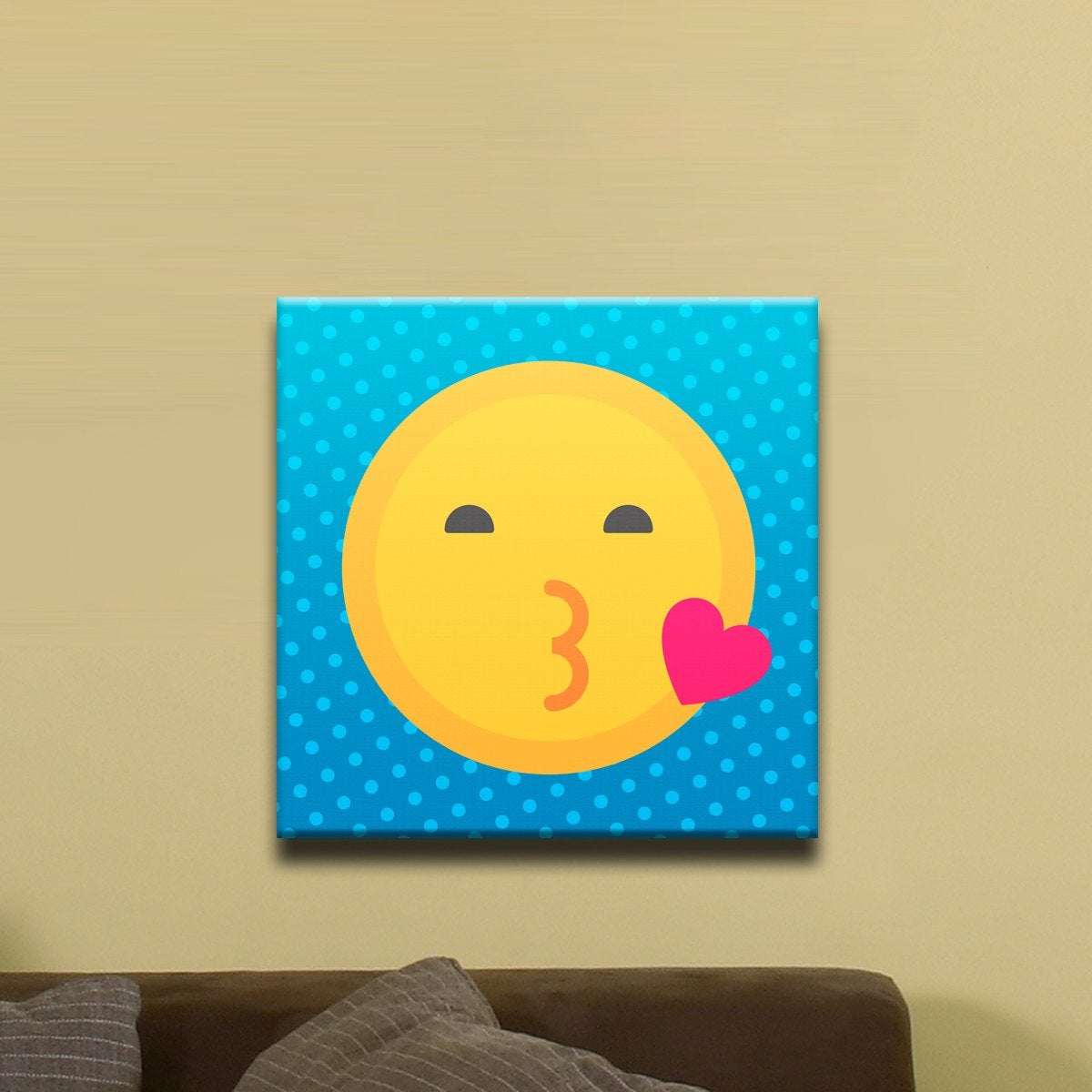 Emoji Canvas Wrap Print