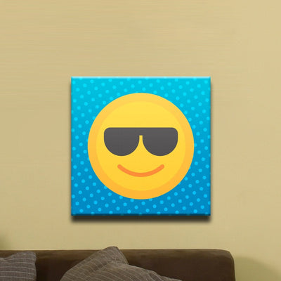 Emoji Canvas Wrap Print