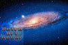 The Andromeda Galaxy for NES, Pixel Art (8" x 10") - Canvas Wrap Print