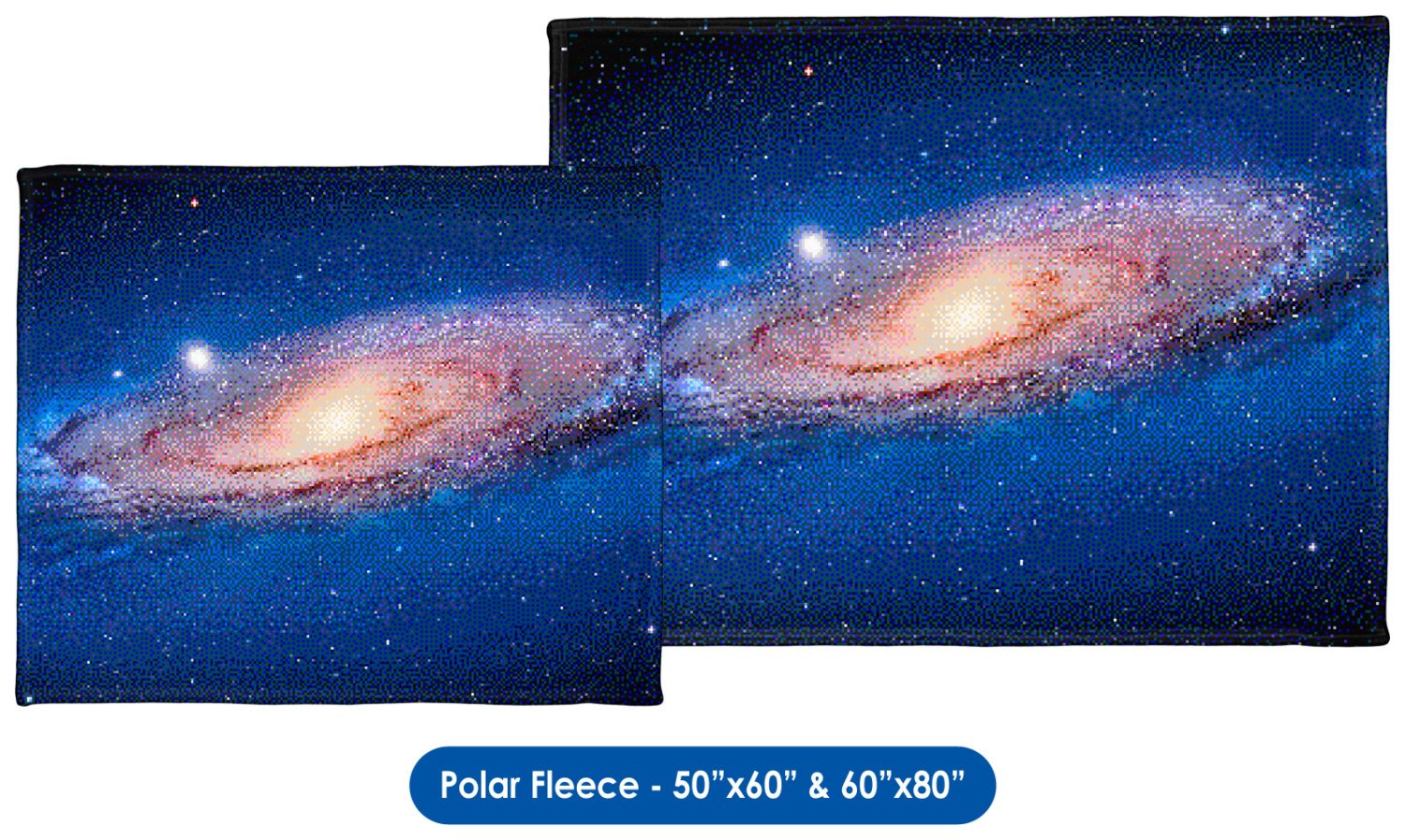 The Andromeda Galaxy for NES, Pixel Art - Throw Blanket / Tapestry Wall Hanging
