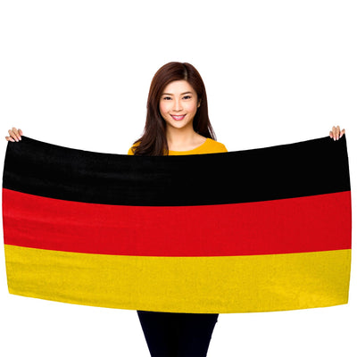 German Flag 30" x 60" Microfiber Beach Towel