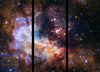 Celestial Fireworks, Hubble 25th Anniversary HD Space Photo - 48" x 32", 3-Piece Split Canvas Wall Mural