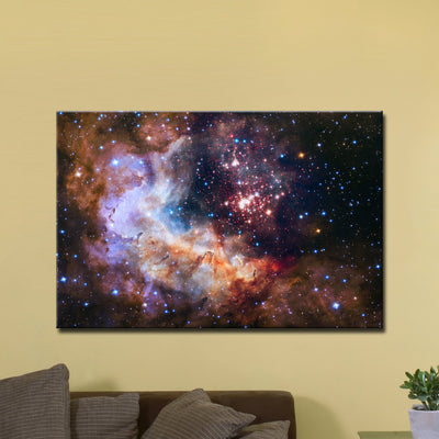 Celestial Fireworks, Hubble 25th Anniversary HD Space Photo (24" x 36") - Canvas Wrap Print