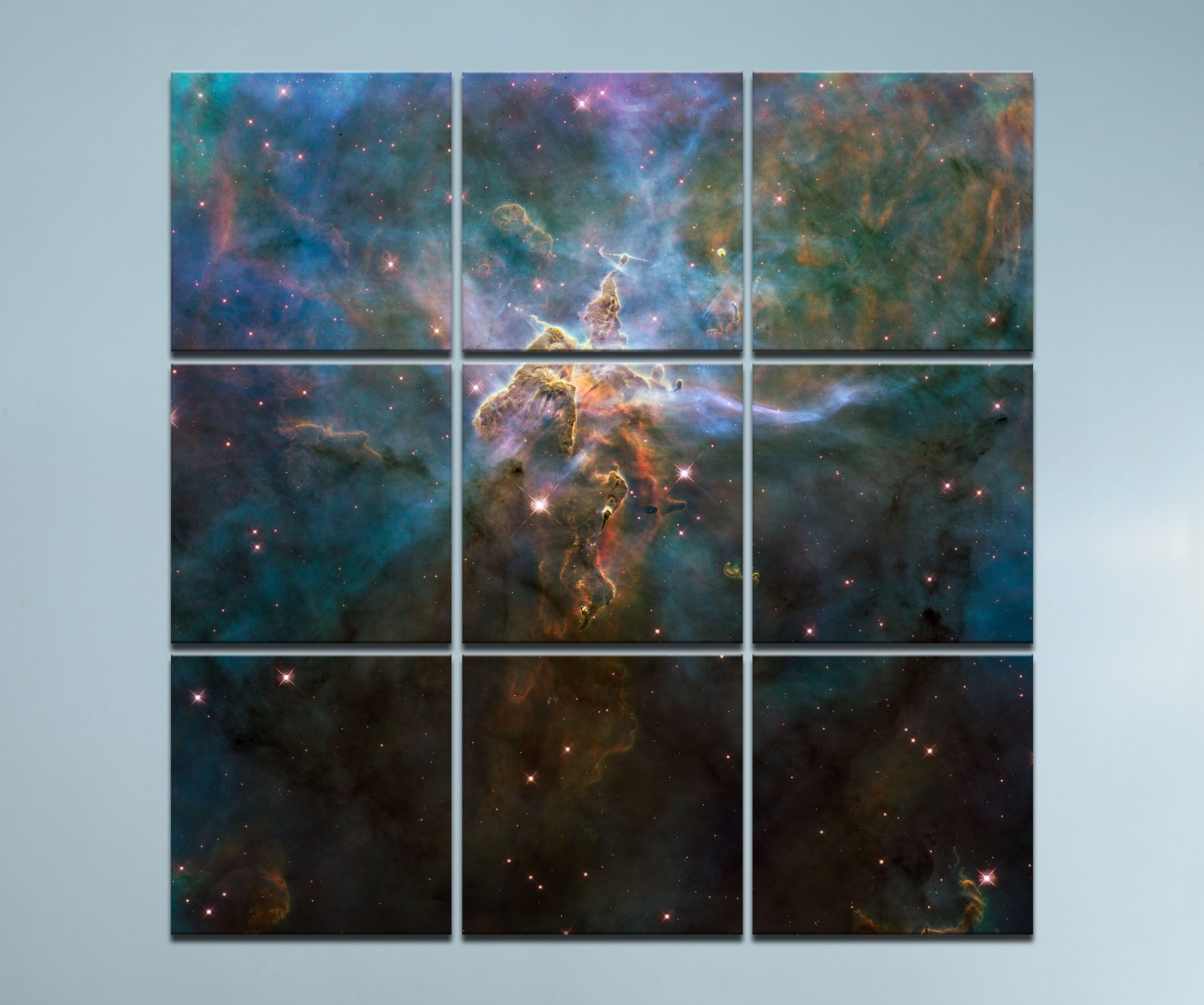 Mystic Mountain, HD Hubble Image - MASSIVE 9 Piece Canvas Wall Mural