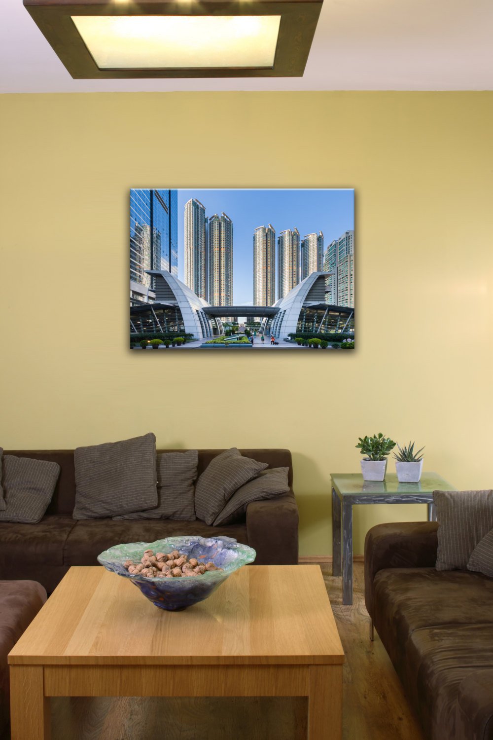 Kowloon Waterfront, Hong Kong - Canvas Wrap Print