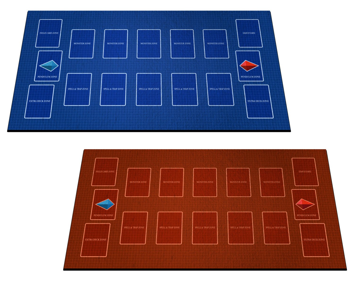 YGO TCG One-Player Battle Mat (25" x 13") - PersonalThrows YGO TCG One-Player Battle Mat (25" x 13") - PersonalThrows