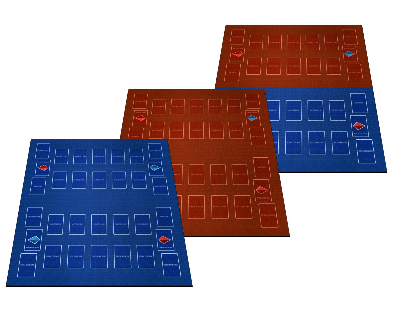 YGO TCG Two-Player Battle Mat (25" x 26")