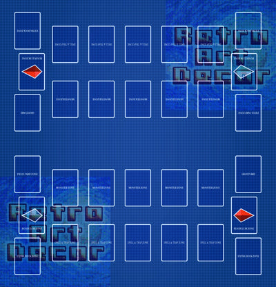YGO TCG Two-Player Battle Mat (25" x 26")