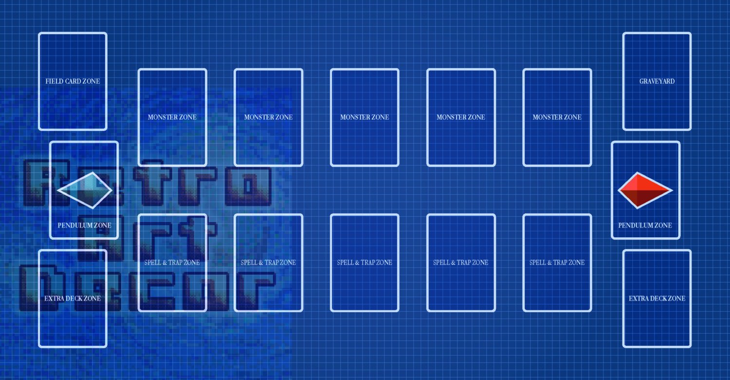 YGO TCG One-Player Battle Mat (25" x 13")
